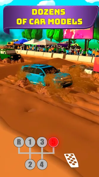 Mud Racing: 4х4 Off-Road (Мад Рейсинг) МОД/Взлом [Все открыто, Дополнительные деньги и Меню MOD] Screenshot 4