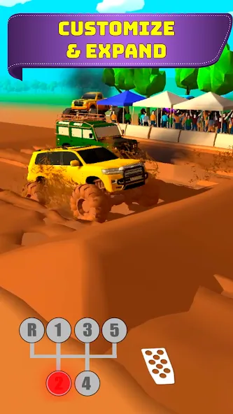 Mud Racing: 4х4 Off-Road (Мад Рейсинг) МОД/Взлом [Все открыто, Дополнительные деньги и Меню MOD] Screenshot 5