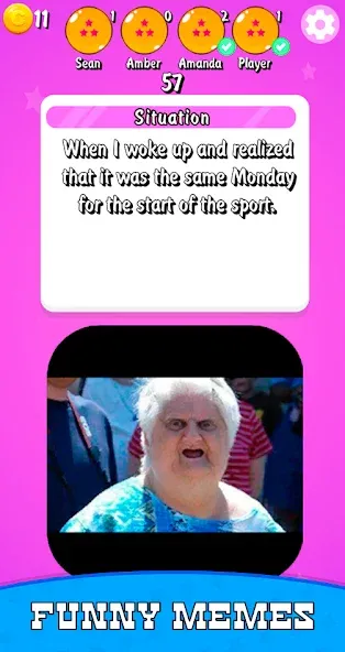 Meme Cards Collect Memes Game МОД/Взлом [Все открыто, Дополнительные деньги и Меню MOD] Screenshot 3