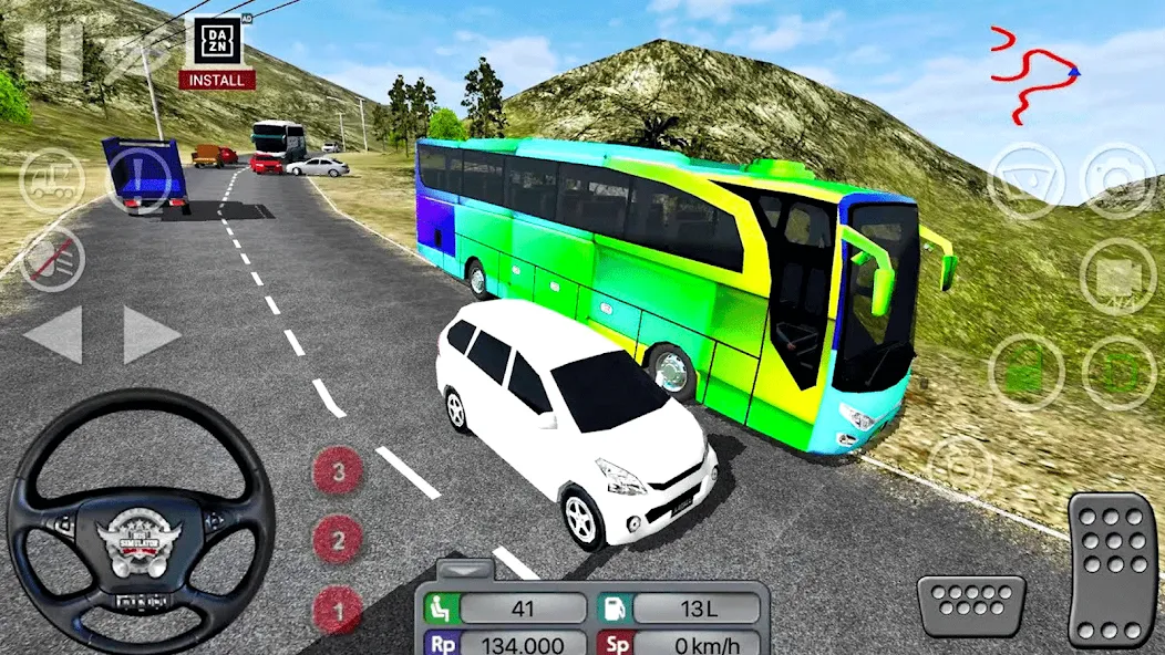 Coach Tourist Bus City Driving МОД/Взлом [Бесконечные деньги, Монеты и Мега MOD] Screenshot 3