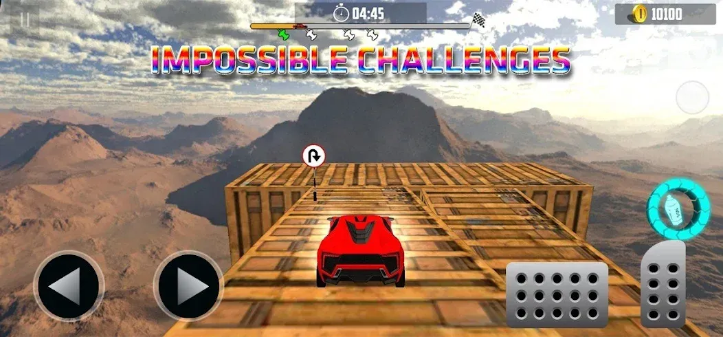 Ramp Car Stunt Challenge (Рамп Кар Стант Челлендж) МОД/Взлом [Все открыто, Дополнительные деньги и Меню MOD] Screenshot 2