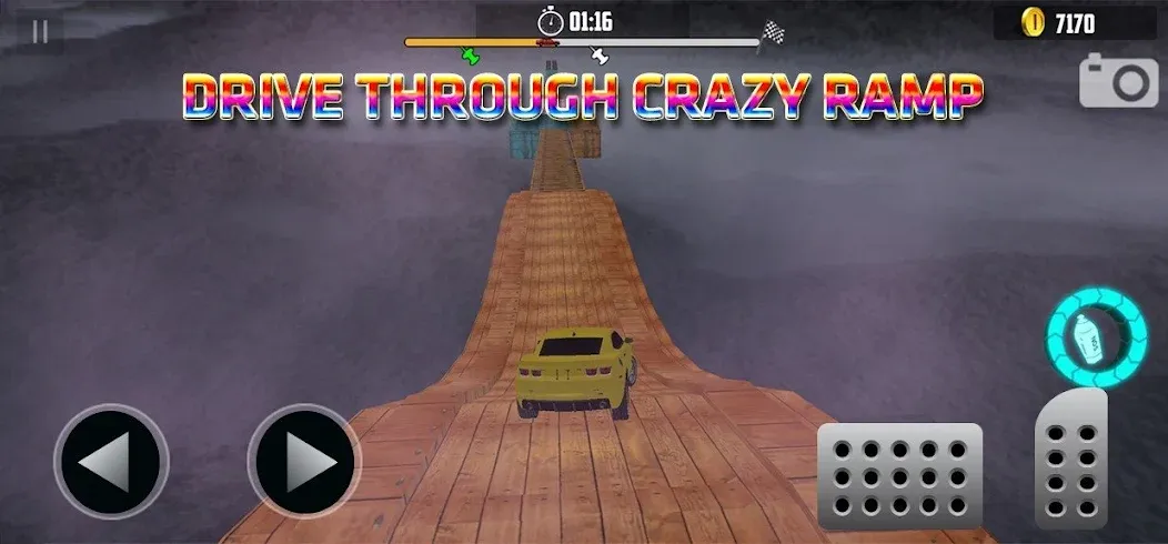 Ramp Car Stunt Challenge (Рамп Кар Стант Челлендж) МОД/Взлом [Все открыто, Дополнительные деньги и Меню MOD] Screenshot 3