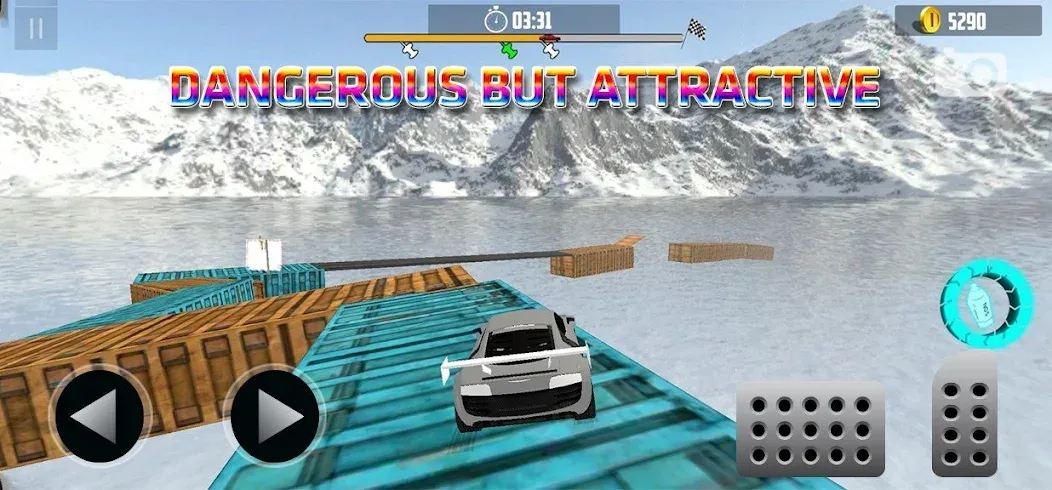 Ramp Car Stunt Challenge (Рамп Кар Стант Челлендж) МОД/Взлом [Все открыто, Дополнительные деньги и Меню MOD] Screenshot 4