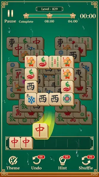Mahjong Solitaire: 3 Tiles (Маджонг Классик) МОД/Взлом [Много денег, Монет и Все открыто] Screenshot 2
