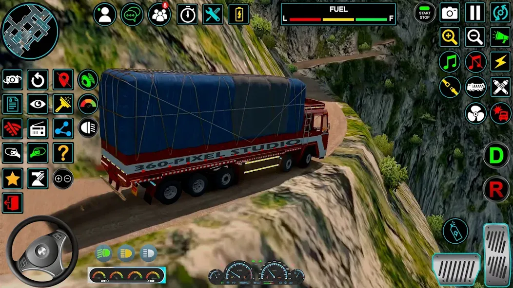 Indian Truck Offroad Cargo Sim (Индийский грузовик   ) МОД/Взлом [Все открыто, Дополнительные деньги и Меню MOD] Screenshot 5