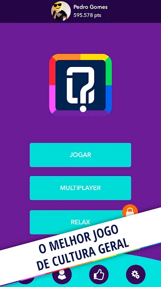 Quizit - Trivia Português (Квизит) МОД/Взлом [Деньги, Монеты и Меню MOD] Screenshot 1
