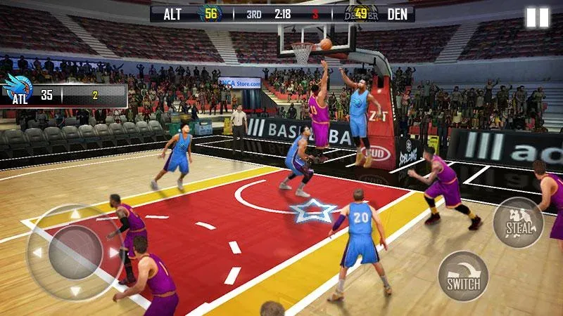 Fanatical Basketball МОД/Взлом [Все открыто, Дополнительные деньги и Меню MOD] Screenshot 4
