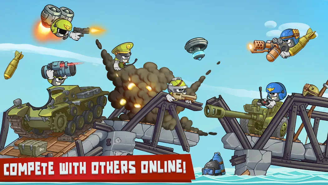 Warlings 2: Total Armageddon (Варлингс 2) МОД/Взлом [Много денег, Монет и Все открыто] Screenshot 5