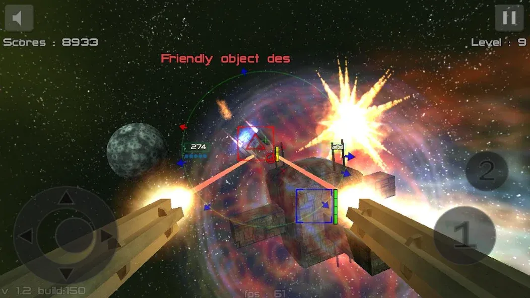 Gunner : Space Defender (Lite) (Ганнер Фриспейс Дефендер Лайт) МОД/Взлом [Меню, Бесконечные монеты и Открытые уровни] Screenshot 3
