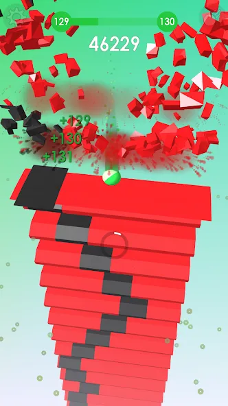 Ball: Blast colorful bricks 3d МОД/Взлом [Бесконечные деньги, Монеты и Мега MOD] Screenshot 2