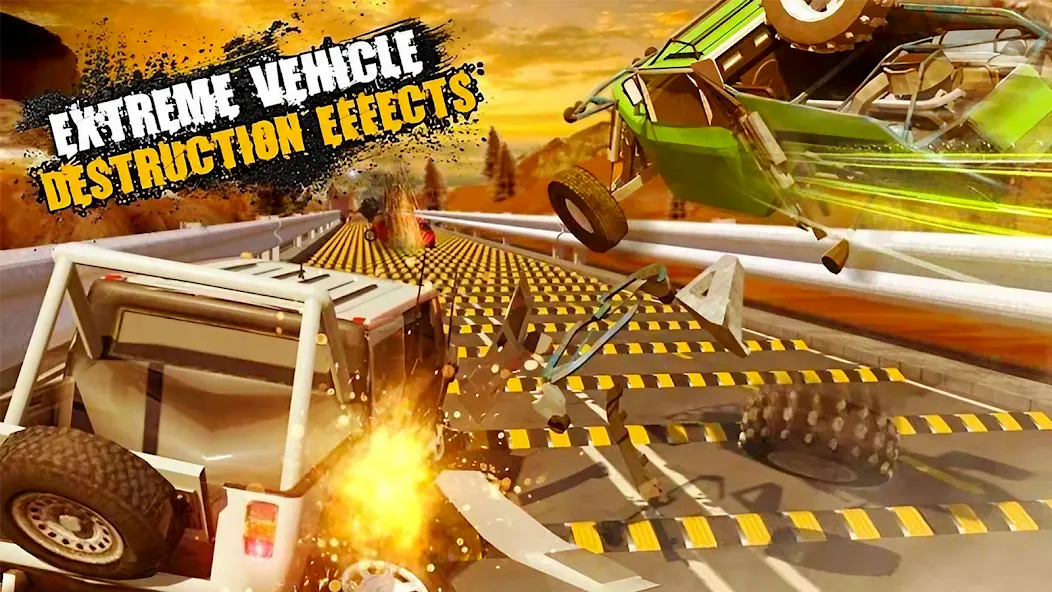 Car Crash Speed Bump Car Games МОД/Взлом [Бесконечные деньги, Монеты и Мега MOD] Screenshot 2