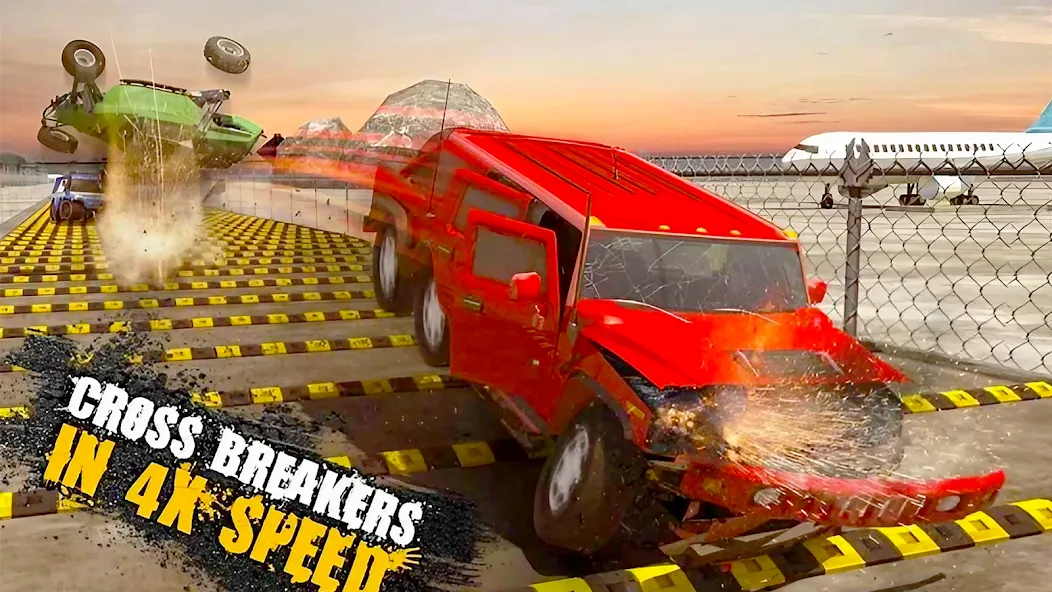 Car Crash Speed Bump Car Games МОД/Взлом [Бесконечные деньги, Монеты и Мега MOD] Screenshot 3
