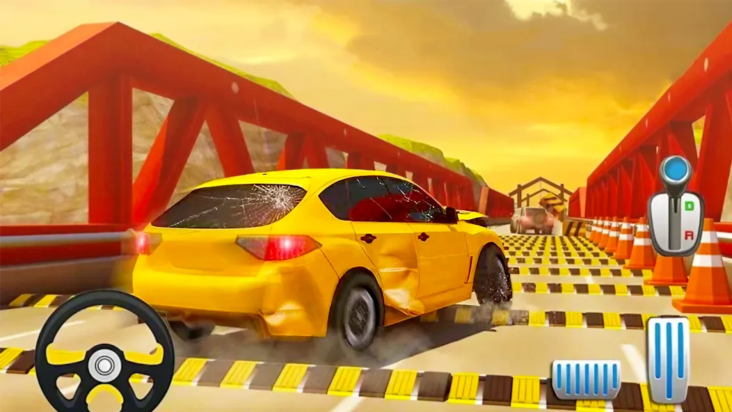Car Crash Speed Bump Car Games МОД/Взлом [Бесконечные деньги, Монеты и Мега MOD] Screenshot 4