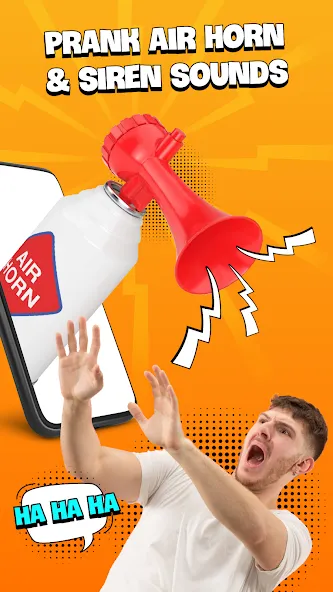Prank Sounds Haircut, Air Horn МОД/Взлом [Бесконечные деньги, Монеты и Мега MOD] Screenshot 1