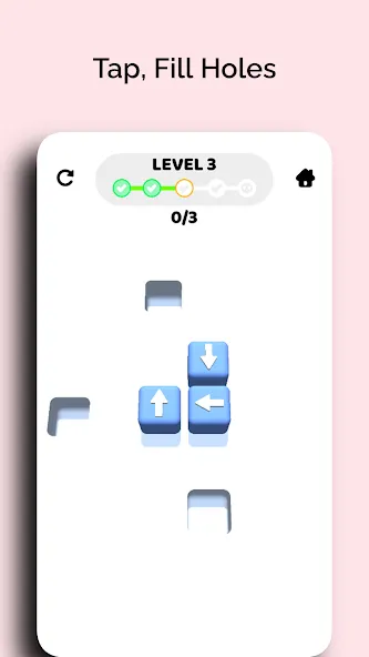Fill Holes 3D (Фил Хоулс 3Д) МОД/Взлом [Бесконечные деньги, Монеты и Мега MOD] Screenshot 3