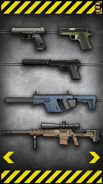 Fire Weapons Simulator МОД/Взлом [Много монет, Открытые уровни и Мега MOD] Screenshot 4