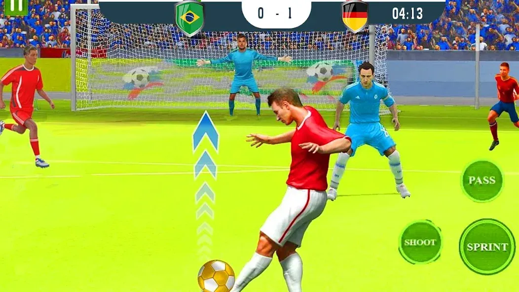 ultimate football game 2024 МОД/Взлом [Много монет, Открытые уровни и Мега MOD] Screenshot 2
