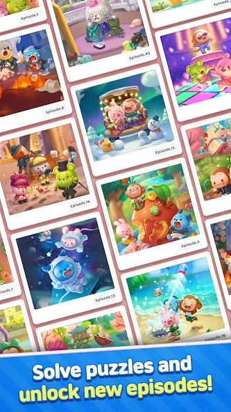 Anipang Match (Анипанг Матч) МОД/Взлом [Бесконечные деньги, Монеты и Мега MOD] Screenshot 4