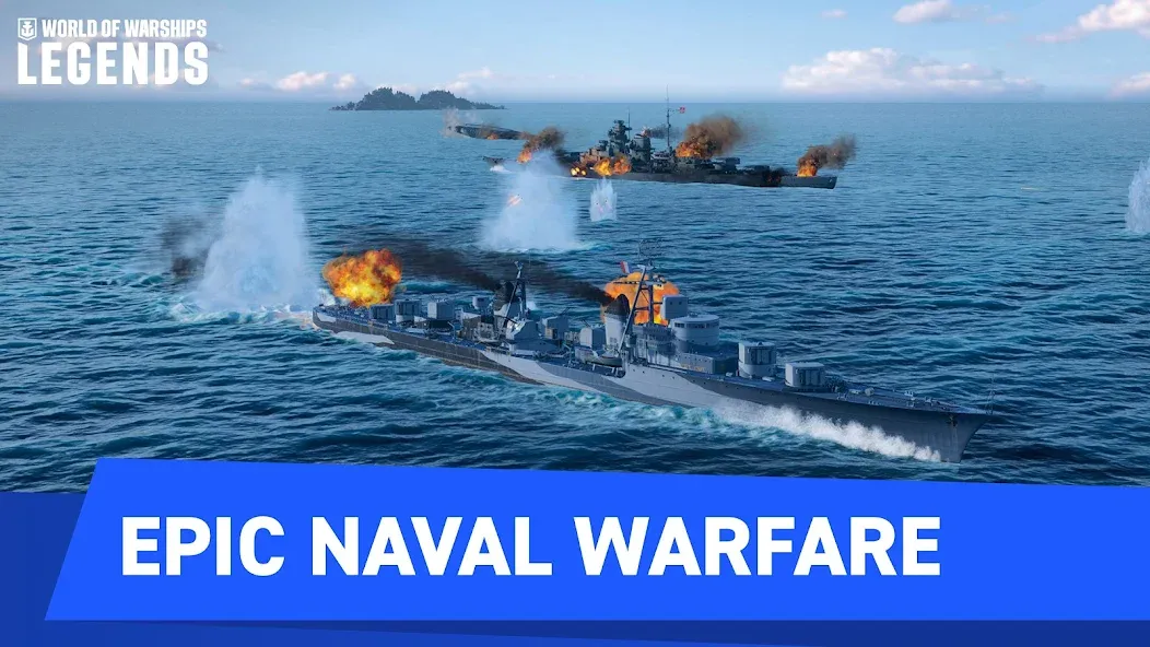 World of Warships Legends PvP (Ворлд оф Варшипс Легендс) МОД/Взлом [Много монет, Открытые уровни и Мега MOD] Screenshot 4