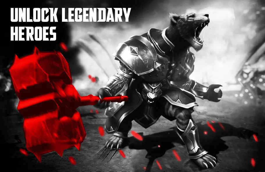 Blitz: Rise of Heroes (Блиц) МОД/Взлом [Много денег, Монет и Все открыто] Screenshot 2