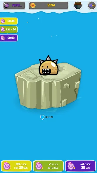 Epic Story of Monsters: Clicke МОД/Взлом [Меню, Бесконечные монеты и Открытые уровни] Screenshot 3