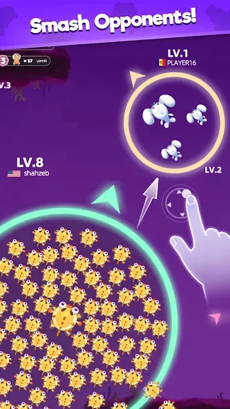 Fish Go.io - Be the fish king МОД/Взлом [Деньги, Монеты и Меню MOD] Screenshot 5