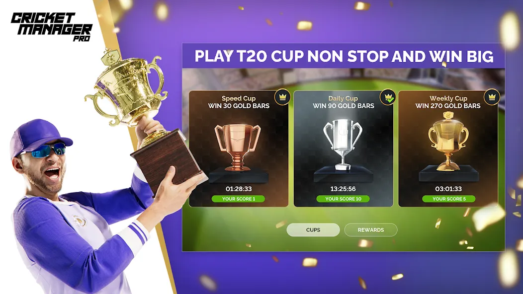 Cricket Manager Pro 2023 (Крикет Менеджер Про 2023) МОД/Взлом [Много денег, Монет и Все открыто] Screenshot 2