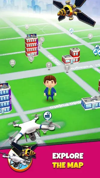 Geopoly: Tycoon NFT Idle Game (ГЕОПОЛИ Реал) МОД/Взлом [Меню, Бесконечные монеты и Открытые уровни] Screenshot 3