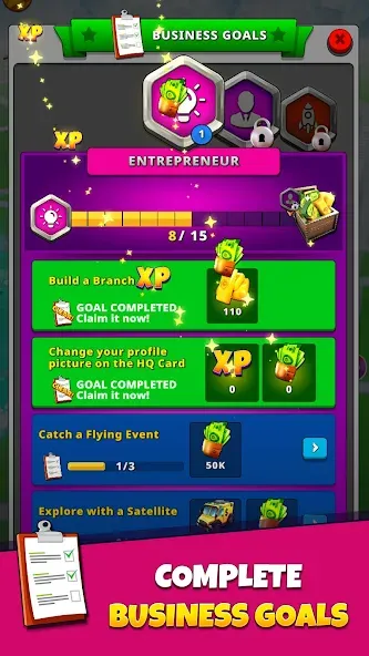 Geopoly: Tycoon NFT Idle Game (ГЕОПОЛИ Реал) МОД/Взлом [Меню, Бесконечные монеты и Открытые уровни] Screenshot 5