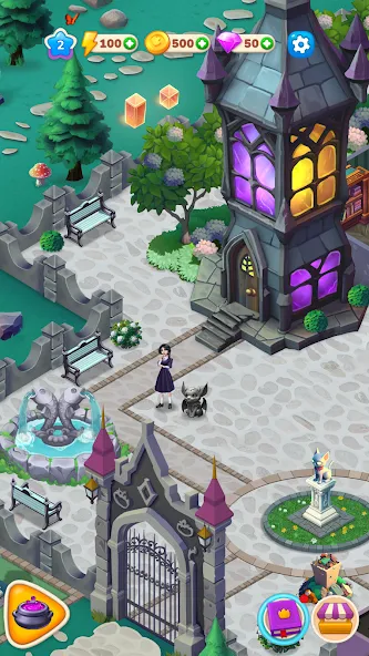 Weekday Merge: Mansion Mystery МОД/Взлом [Все открыто, Дополнительные деньги и Меню MOD] Screenshot 5