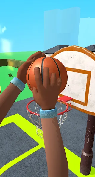 Dribble Hoops (Дрибл Хупс) МОД/Взлом [Много монет, Открытые уровни и Мега MOD] Screenshot 2