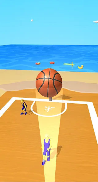 Dribble Hoops (Дрибл Хупс) МОД/Взлом [Много монет, Открытые уровни и Мега MOD] Screenshot 4