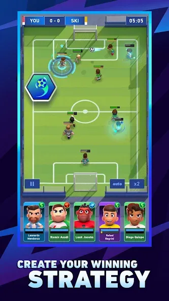 AFK Football: RPG Soccer Games МОД/Взлом [Много денег, Монет и Все открыто] Screenshot 1