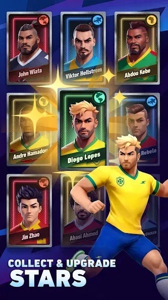 AFK Football: RPG Soccer Games МОД/Взлом [Много денег, Монет и Все открыто] Screenshot 2