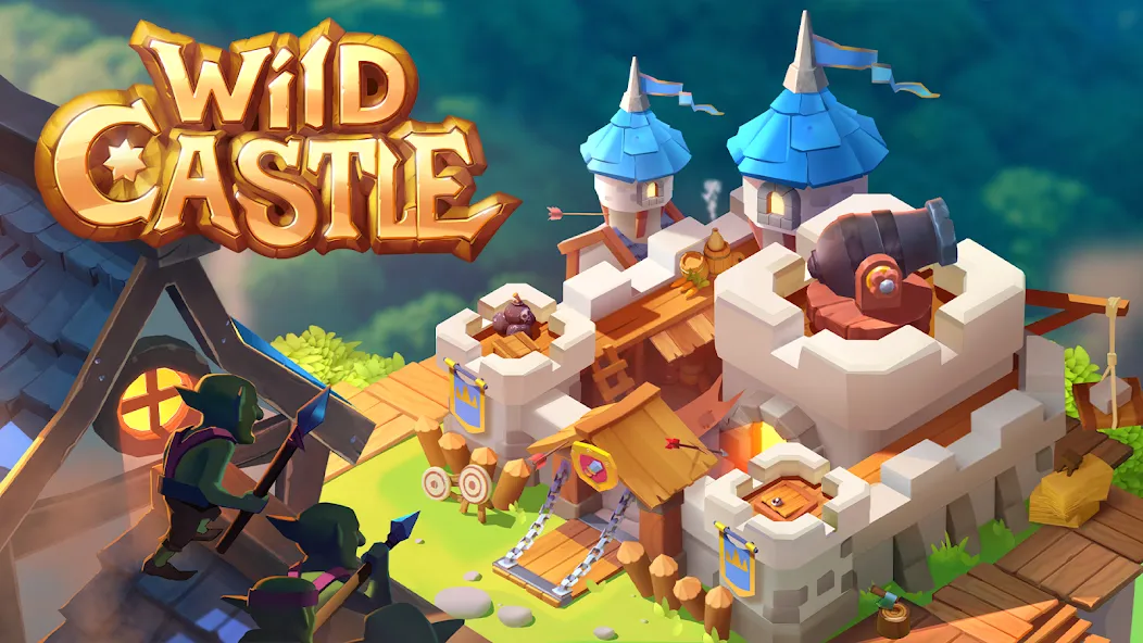 Wild Castle: Tower Defense TD (Уайлд Кастл ТД) МОД/Взлом [Деньги, Монеты и Меню MOD] Screenshot 1