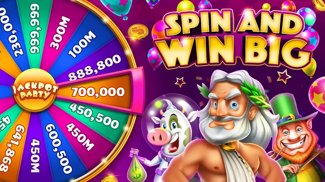 Jackpot Party Casino Slots (Джекпот Пати) МОД/Взлом [Много денег, Монет и Все открыто] Screenshot 1
