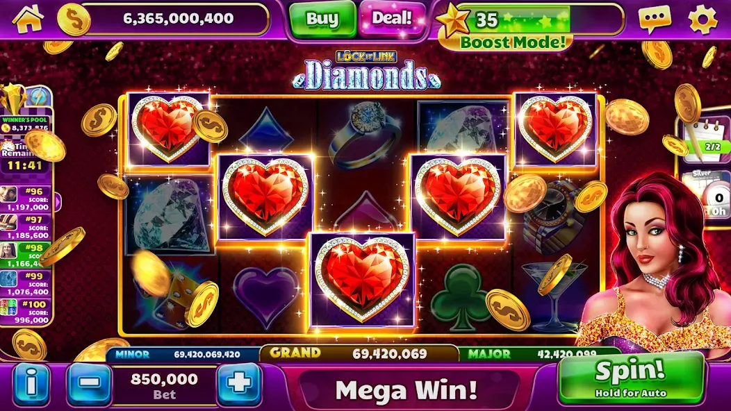 Jackpot Party Casino Slots (Джекпот Пати) МОД/Взлом [Много денег, Монет и Все открыто] Screenshot 5