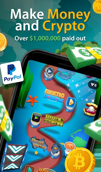 Big Time Cash - Make Money (Биг Тайм) МОД/Взлом [Деньги, Монеты и Меню MOD] Screenshot 2