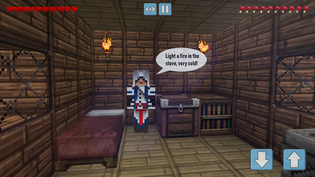 Winter Craft - Block Craft (Винтер Крафт) МОД/Взлом [Бесконечные деньги, Монеты и Мега MOD] Screenshot 2