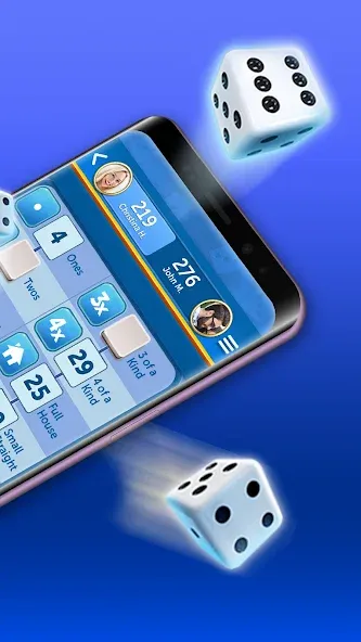 Dice With Buddies™ Social Game (Дайс вместе с друзьями Социальная игра) МОД/Взлом [Все открыто, Дополнительные деньги и Меню MOD] Screenshot 2