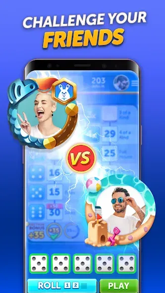 Dice With Buddies™ Social Game (Дайс вместе с друзьями Социальная игра) МОД/Взлом [Все открыто, Дополнительные деньги и Меню MOD] Screenshot 5