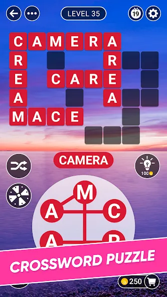 Word Farm Crossword МОД/Взлом [Деньги, Монеты и Меню MOD] Screenshot 1