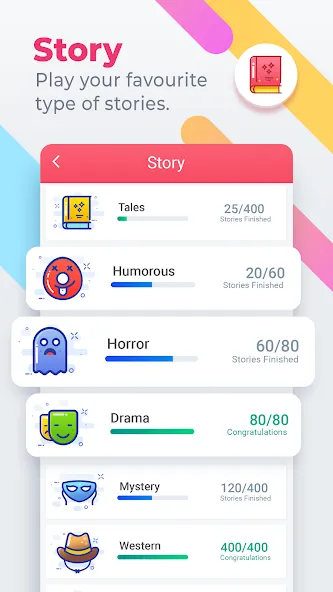 Word Search Colorful МОД/Взлом [Меню, Бесконечные монеты и Открытые уровни] Screenshot 4