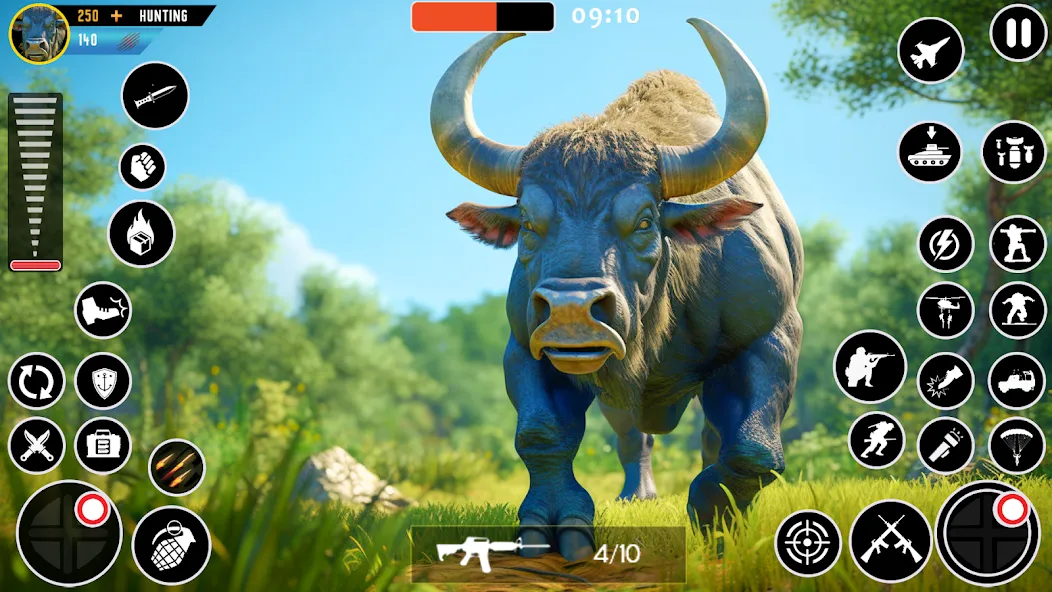 Wild Animal Deer Hunting Games (Охота на диких зверей с оружием  игры) МОД/Взлом [Меню, Бесконечные монеты и Открытые уровни] Screenshot 1