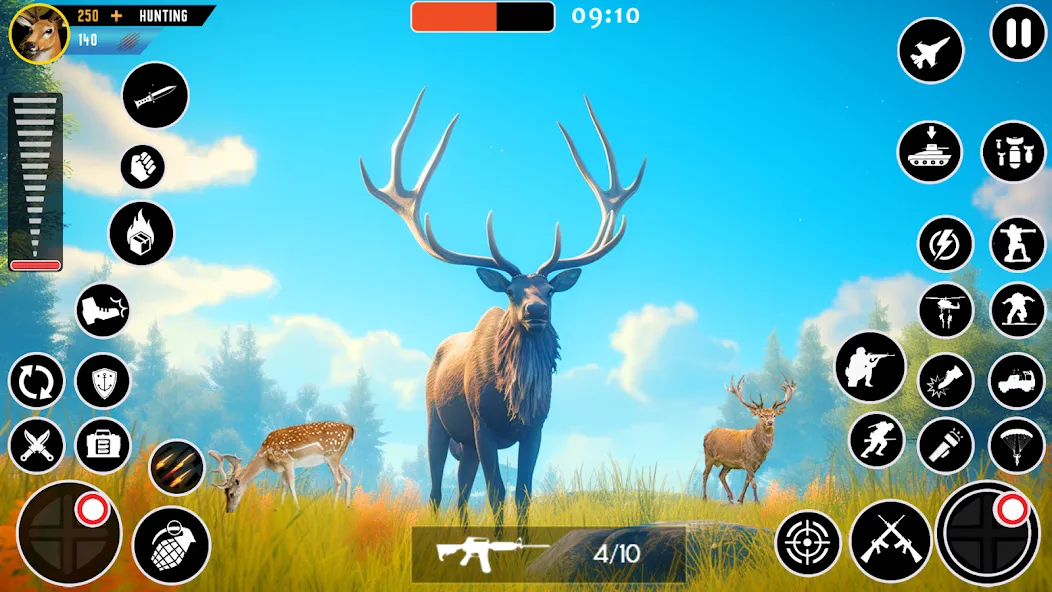 Wild Animal Deer Hunting Games (Охота на диких зверей с оружием  игры) МОД/Взлом [Меню, Бесконечные монеты и Открытые уровни] Screenshot 4
