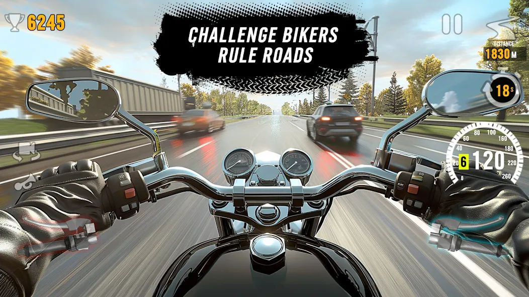 Motor Tour: Biker's Challenge (Мотор Тур) МОД/Взлом [Деньги, Монеты и Меню MOD] Screenshot 2