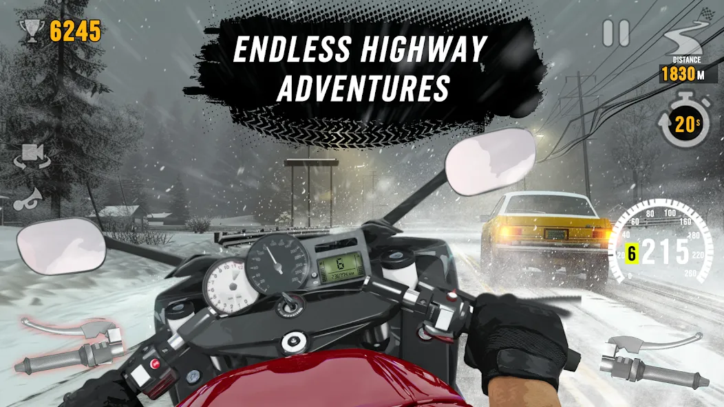 Motor Tour: Biker's Challenge (Мотор Тур) МОД/Взлом [Деньги, Монеты и Меню MOD] Screenshot 4