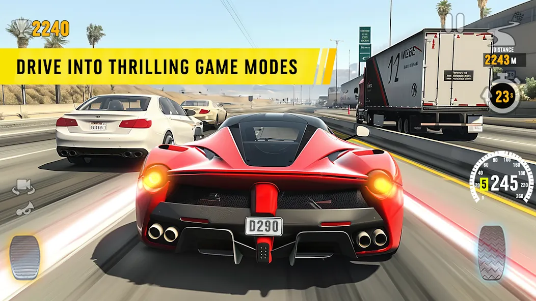 Traffic Tour: Car Fury (Трафик Тур) МОД/Взлом [Деньги, Монеты и Меню MOD] Screenshot 1