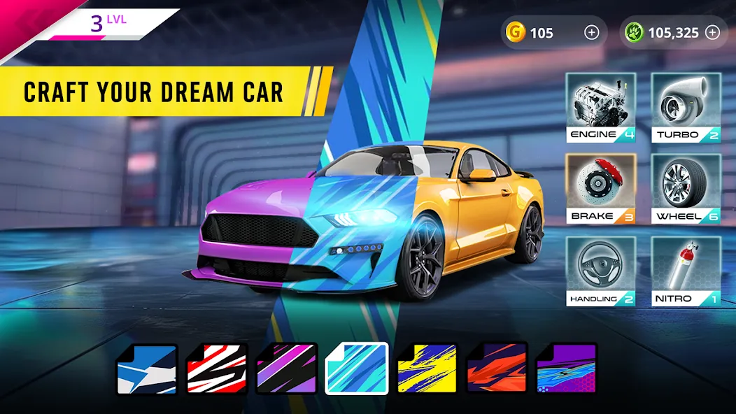 Traffic Tour: Car Fury (Трафик Тур) МОД/Взлом [Деньги, Монеты и Меню MOD] Screenshot 2