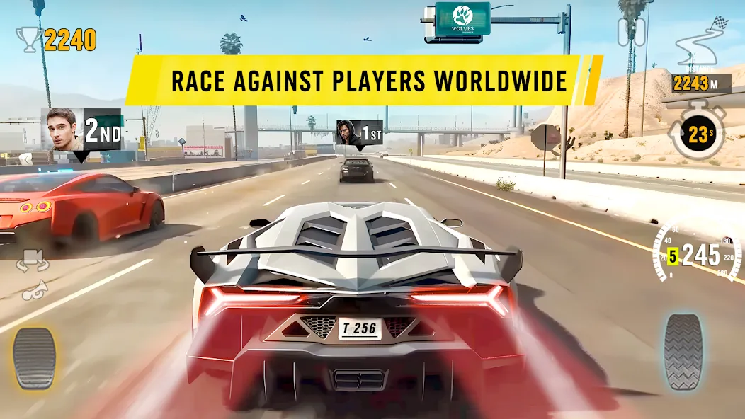 Traffic Tour: Car Fury (Трафик Тур) МОД/Взлом [Деньги, Монеты и Меню MOD] Screenshot 3